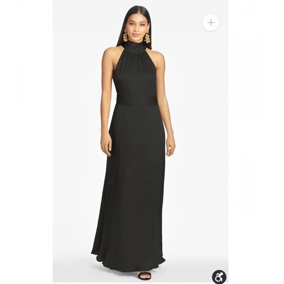 Sachin + Babi Dresses & Skirts - Sachin & Babi Kayla Halter Maxi Gown Black